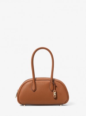 Bolso Satchel Michael Kors Lulu Small Pebbled Leather Satchel Mujer Luggage | 7832-EZGNP