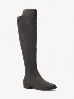 Botas Michael Kors Bromley Stretch Boot Mujer Gris | 0538-ZXBEG