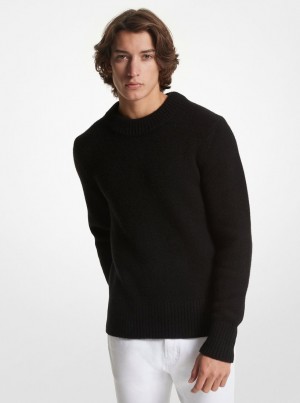 Camiseta Michael Kors Cashmere Sweater Hombre Negras | 3517-NFBYV