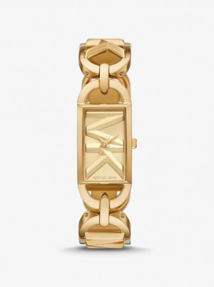 Gold-tone Michael Kors Mini Empire Gold-Tone Watch Mujer Doradas | 5862-CZKTM