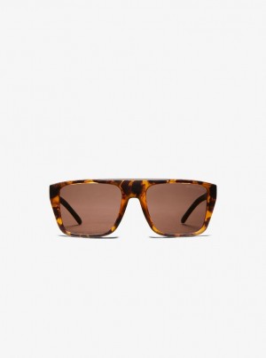 Lentes de Sol Michael Kors Byron Sunglasses Mujer Tortoise | 9603-XFMTJ