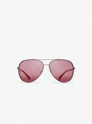 Lentes de Sol Michael Kors Chelsea Bright Sunglasses Mujer Marrones Oscuro | 0291-XYHCJ