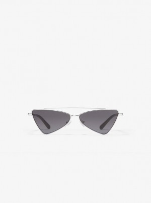 Lentes de Sol Michael Kors Jinx Sunglasses Mujer Gris | 4789-UNKPH