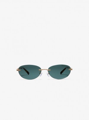 Lentes de Sol Michael Kors Manchester Sunglasses Mujer Verde | 4387-LMQVR