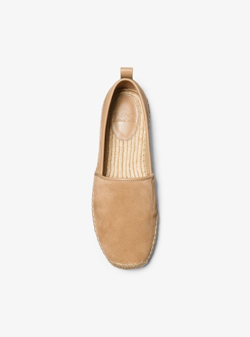 Alpargata Michael Kors Owen Suede Espadrille Hombre Marrones | 4876-TXPUG