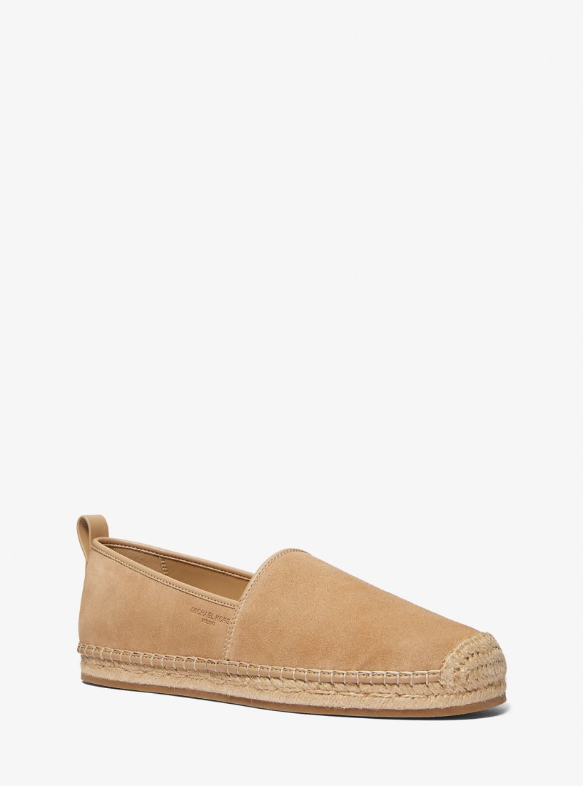 Alpargata Michael Kors Owen Suede Espadrille Hombre Marrones | 4876-TXPUG