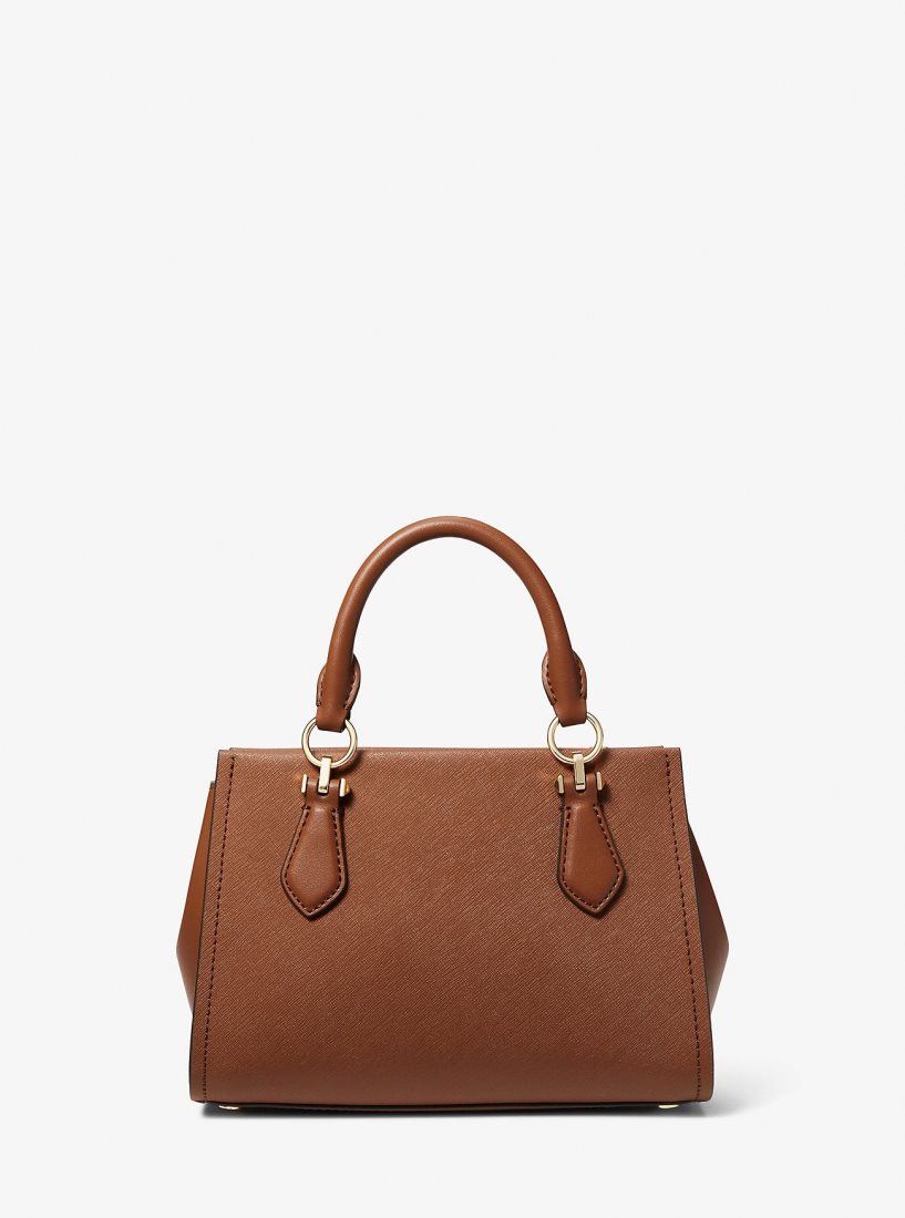 Bolsa Cruzada Michael Kors Marilyn Small Saffiano Leather Crossbody Bag Mujer Luggage | 0932-ZCQKT