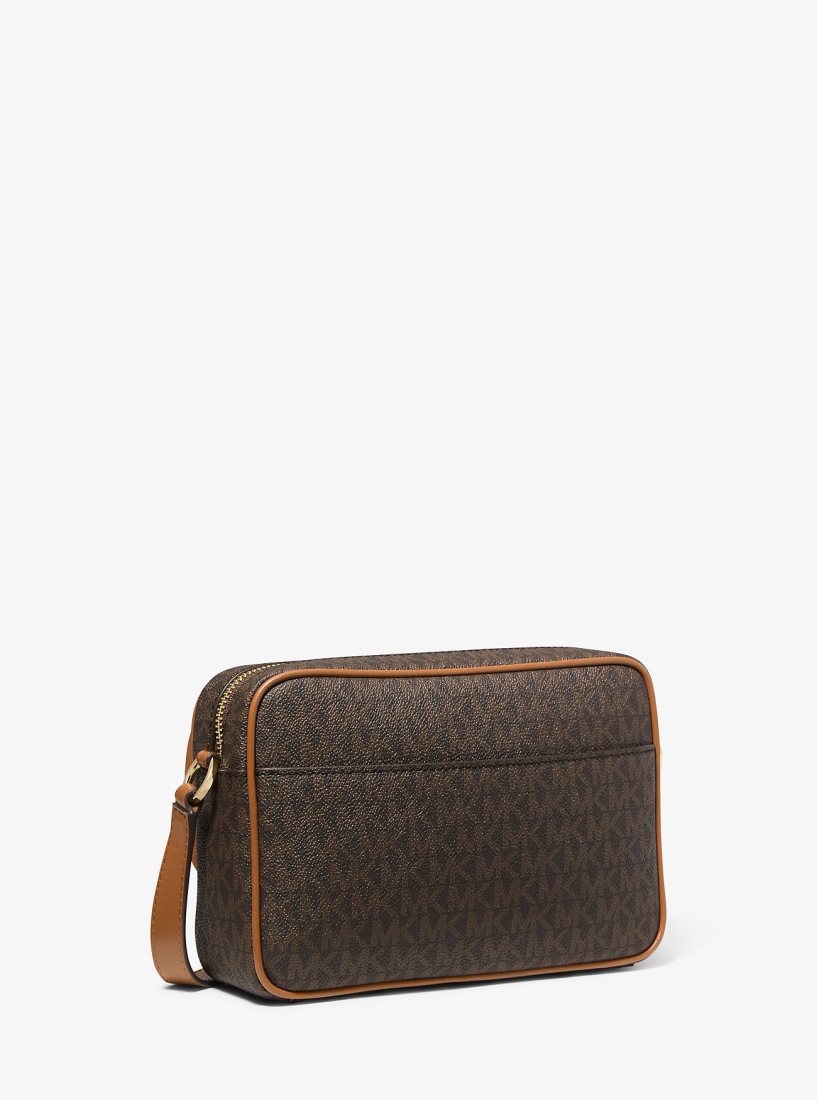 Bolsa Cruzada Michael Kors Parker Medium Logo Crossbody Bag Mujer Brn/Acorn | 5467-XFEAG