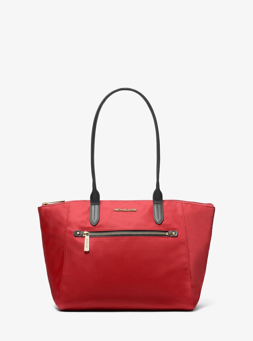 Bolsas de Mano Michael Kors Kelsey Medium Nylon Tote Bag Mujer Flame | 0193-UVDWM