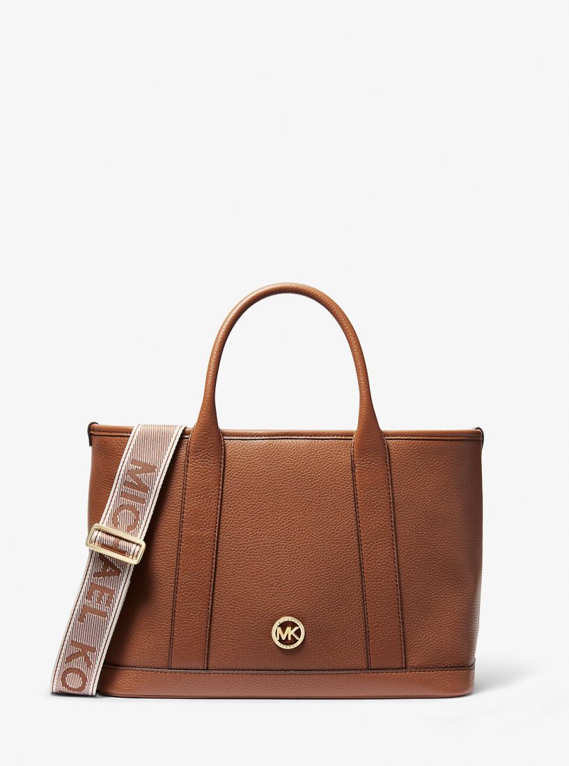 Bolso Satchel Michael Kors Luisa Medium Pebbled Leather Tote Bag Mujer Luggage | 1938-NABGZ