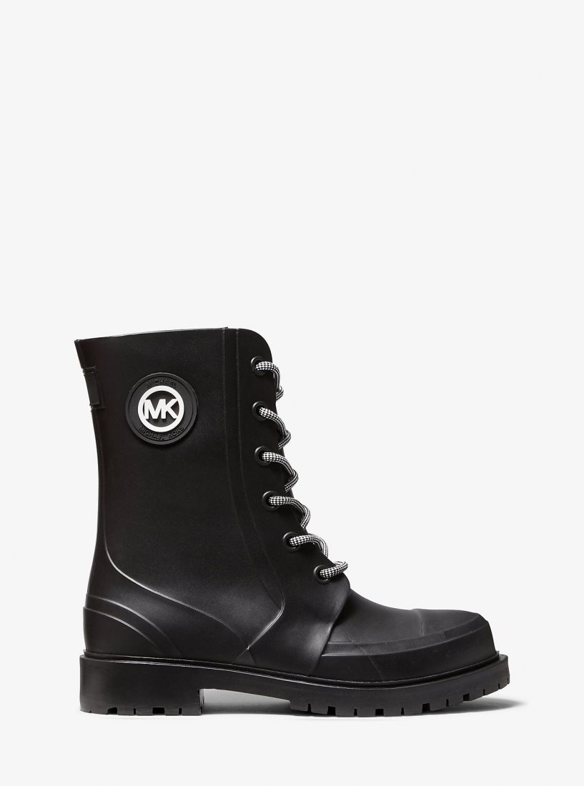 Botas Michael Kors Montaigne PVC Rain Boot Mujer Negras | 4695-NBLPG