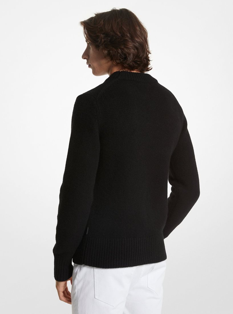 Camiseta Michael Kors Cashmere Sweater Hombre Negras | 3517-NFBYV