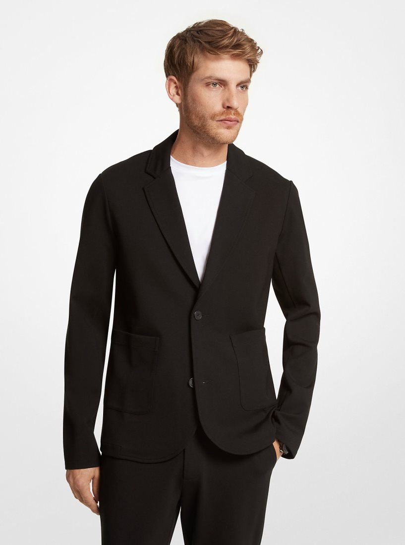 Chaquetas Michael Kors Stretch Ponte Blazer Hombre Negras | 9654-MICWO