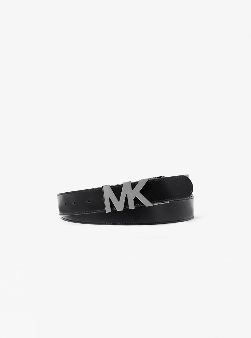 Cinturones Michael Kors Reversible Logo Buckle Belt Hombre Negras | 7463-KTSWN