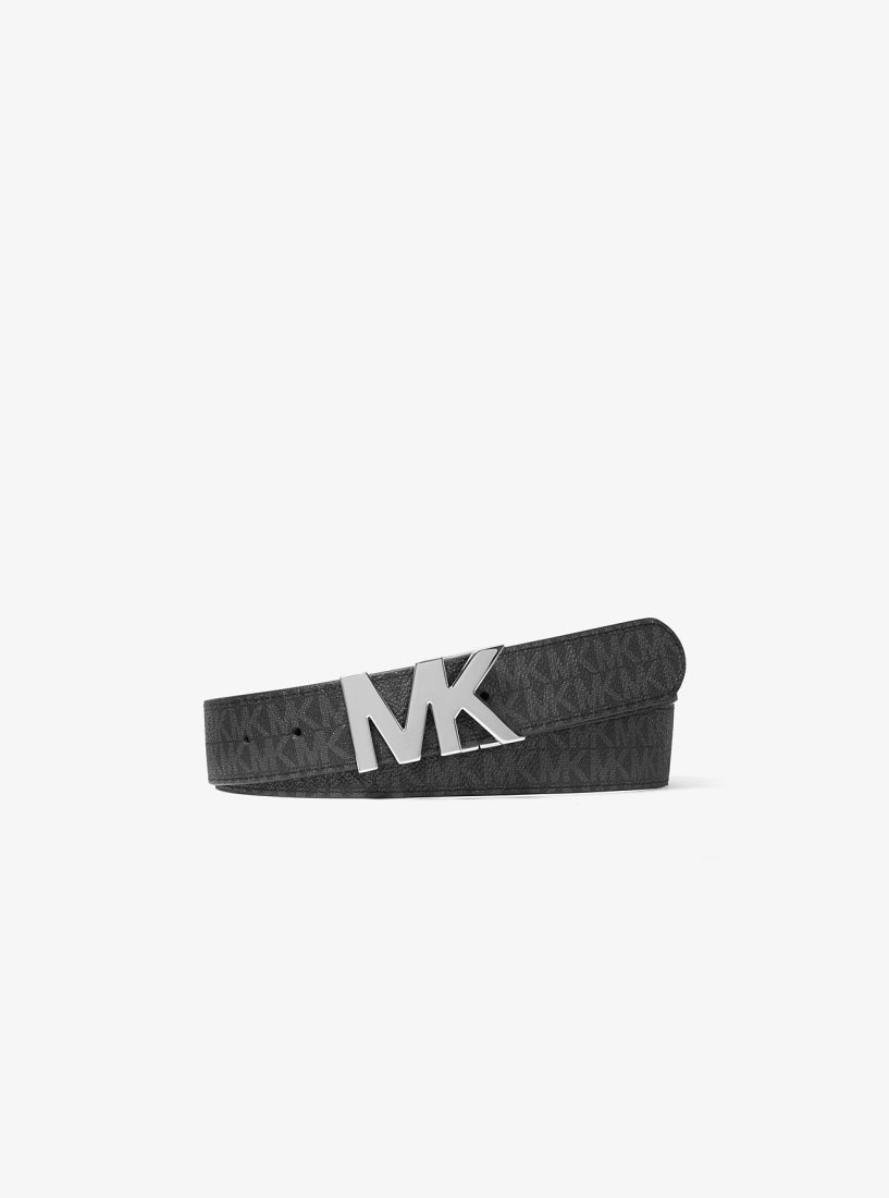 Cinturones Michael Kors Reversible Logo Buckle Belt Hombre Negras | 7463-KTSWN