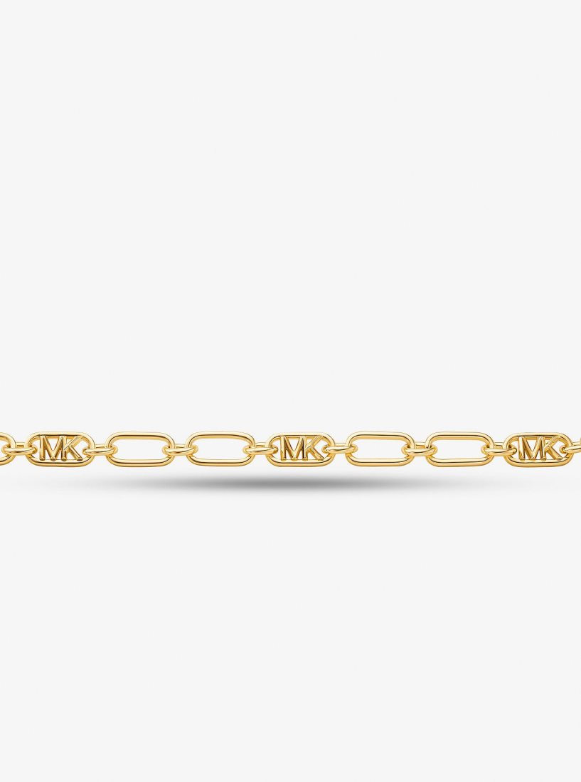 Collares Michael Kors Precious Metal-Plated Brass Chain Link Necklace Mujer Doradas | 6923-EYPQG