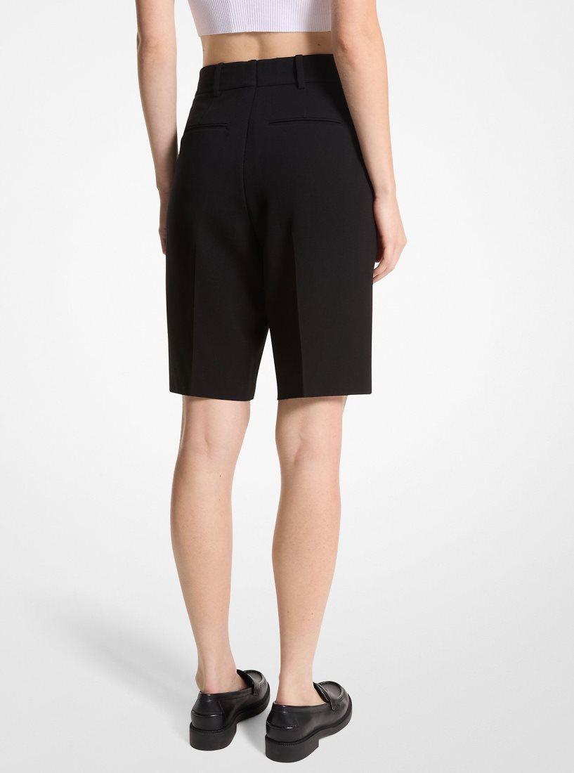 Falda Michael Kors Crepe Bermuda Shorts Mujer Negras | 6349-VLRYH