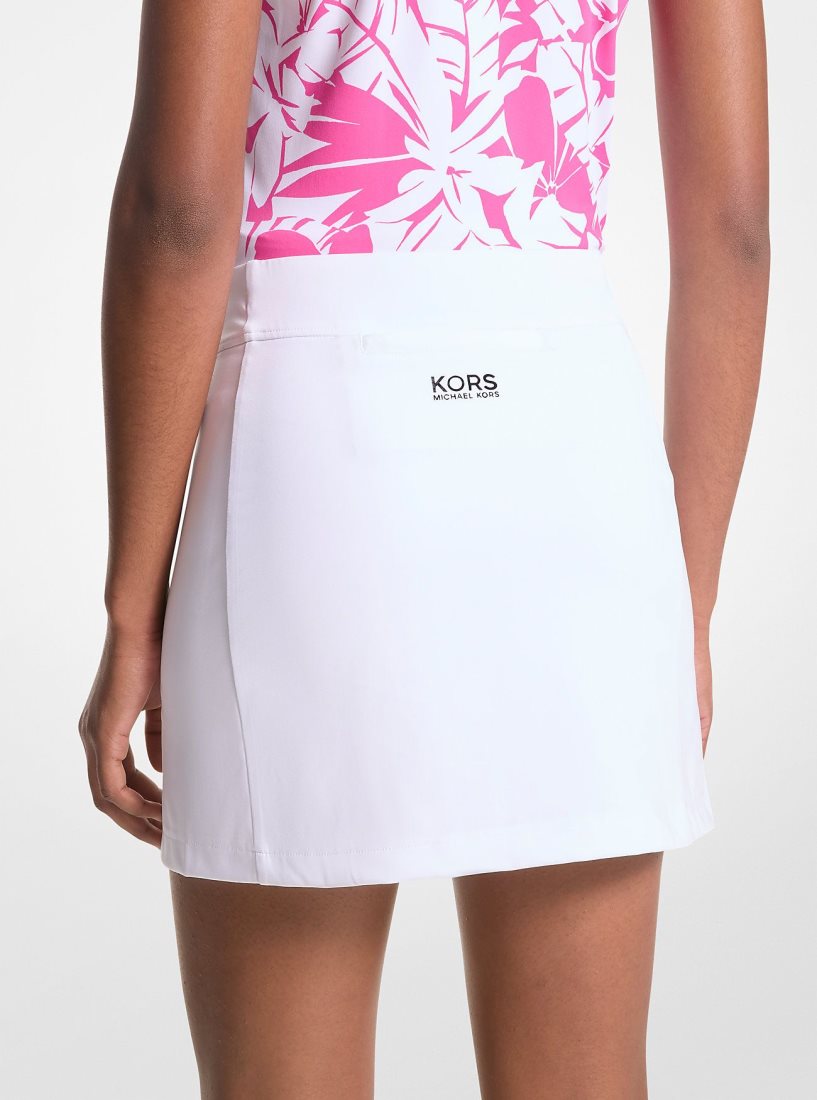 Falda Michael Kors Golf Stretch Knit Mini Skort Mujer Blancas | 1452-FZAJI