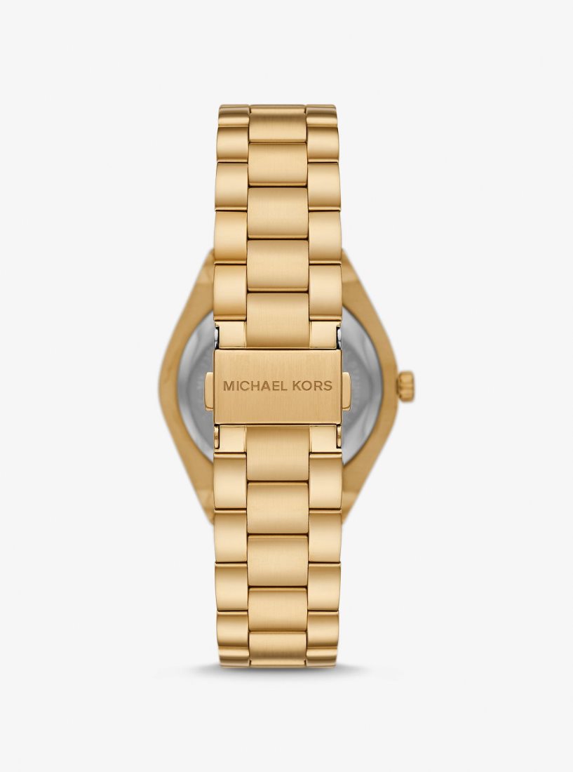 Gold-tone Michael Kors Lennox Gold-Tone Watch Mujer Doradas | 0976-LDAVE