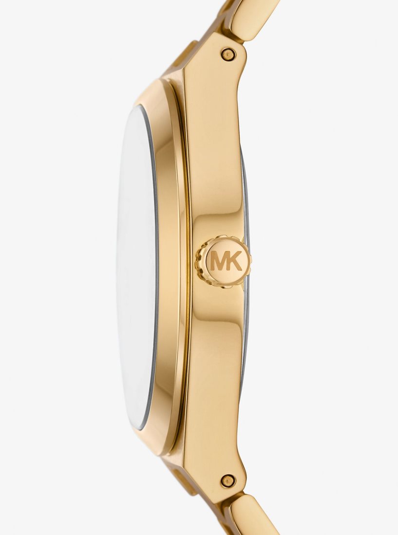 Gold-tone Michael Kors Lennox Gold-Tone Watch Mujer Turquesa | 3816-JAUMQ