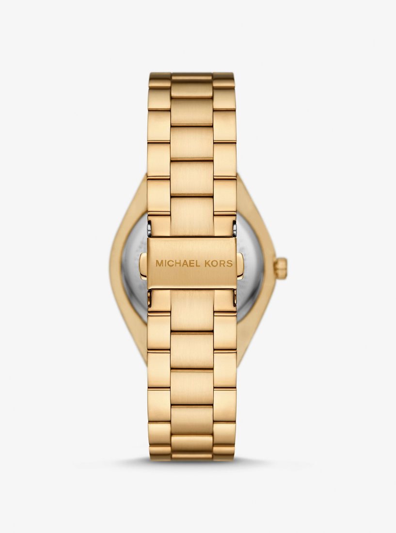 Gold-tone Michael Kors Lennox Gold-Tone Watch Mujer Turquesa | 3816-JAUMQ