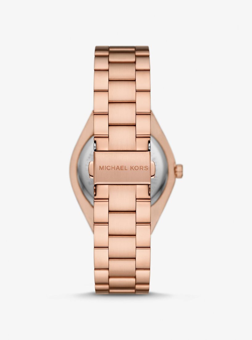 Gold-tone Michael Kors Lennox Rose Gold-Tone Watch Mujer Rosas | 9357-QKYSL