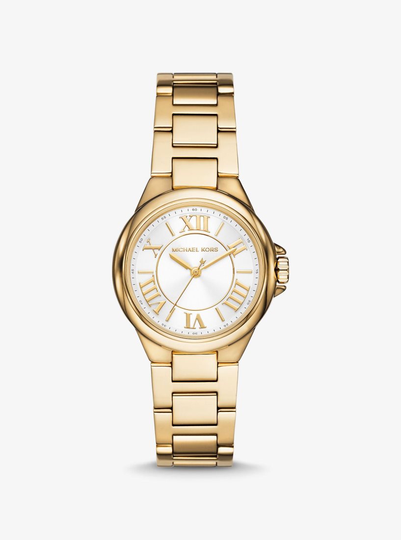 Gold-tone Michael Kors Mini Camille Gold-Tone Watch Mujer Doradas | 1743-BSCYV