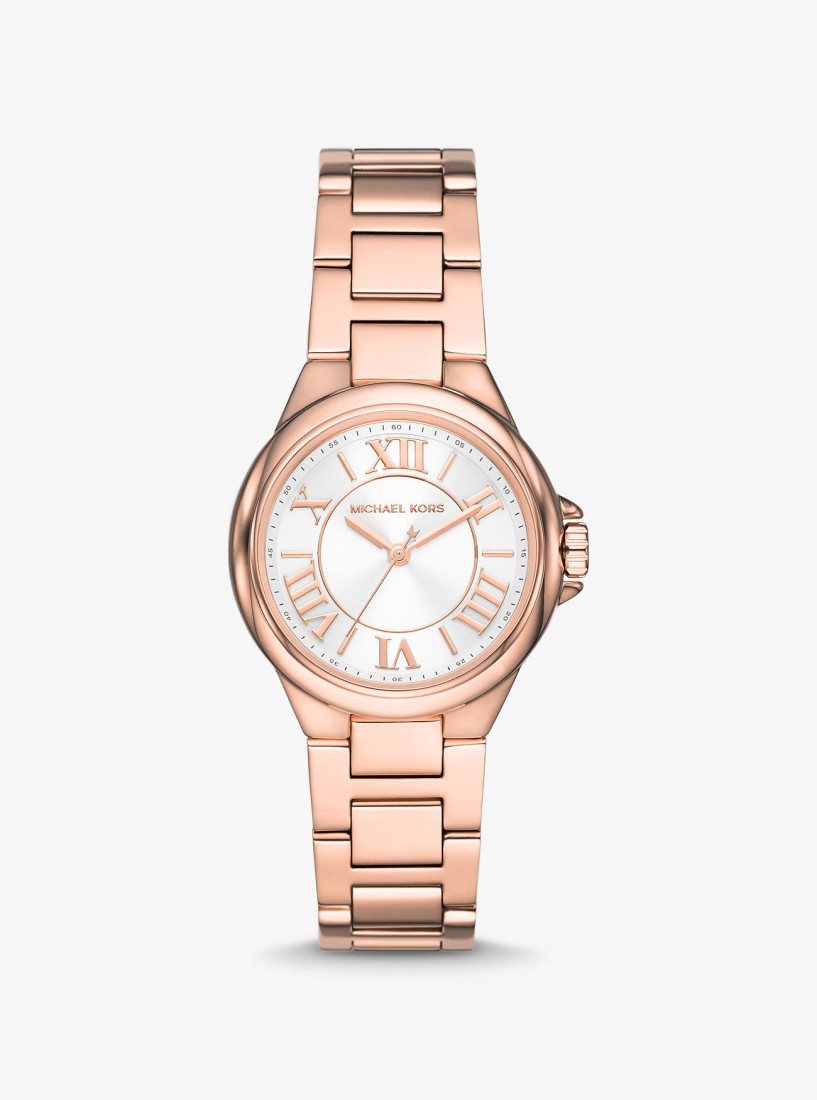 Gold-tone Michael Kors Mini Camille Rose Gold-Tone Watch Mujer Rosas Doradas | 9543-PZAIL