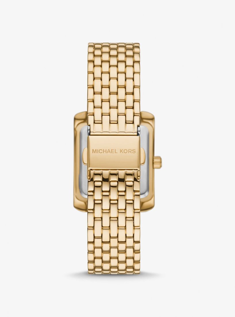 Gold-tone Michael Kors Petite Emery Pave Gold-Tone Watch Mujer Doradas | 2108-DPQGK