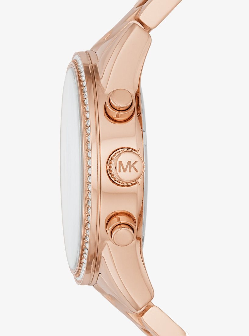 Gold-tone Michael Kors Ritz Rose Gold-Tone Watch Mujer Rosas Doradas | 8679-HGAVX