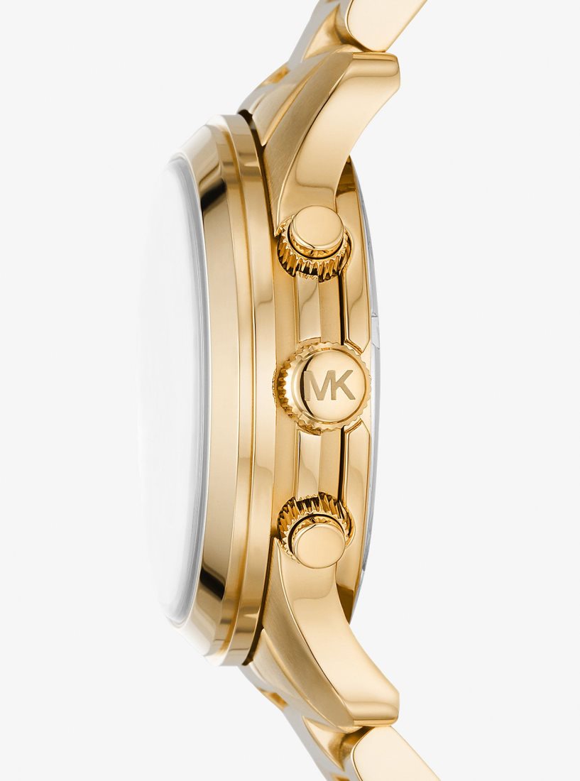 Gold-tone Michael Kors Runway Gold-Tone Watch Mujer Doradas | 7245-JVQNL