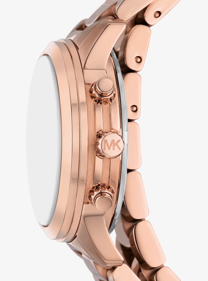 Gold-tone Michael Kors Runway Rose Gold-Tone Wrap Watch Mujer Rosas Doradas | 6059-NDJOV