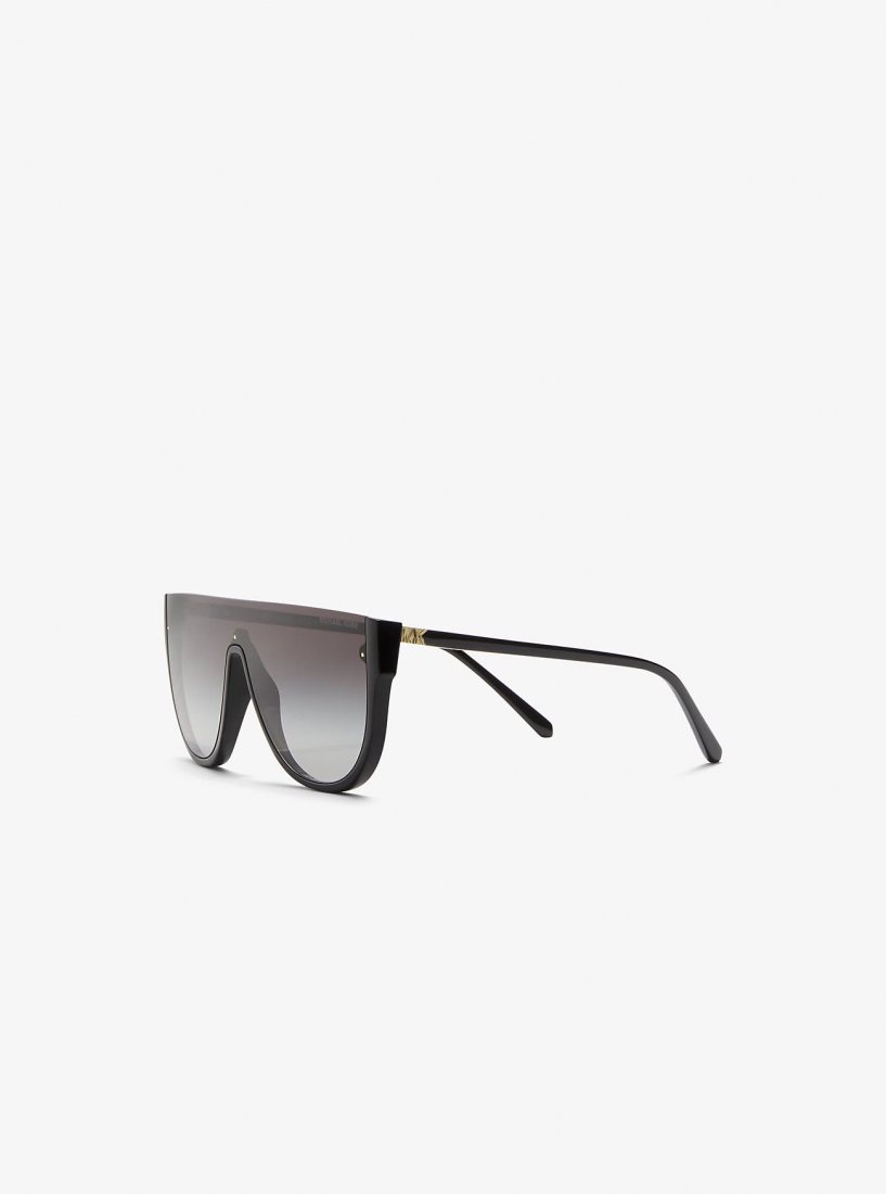 Lentes de Sol Michael Kors Aspen Sunglasses Mujer Negras | 7208-KYHIR