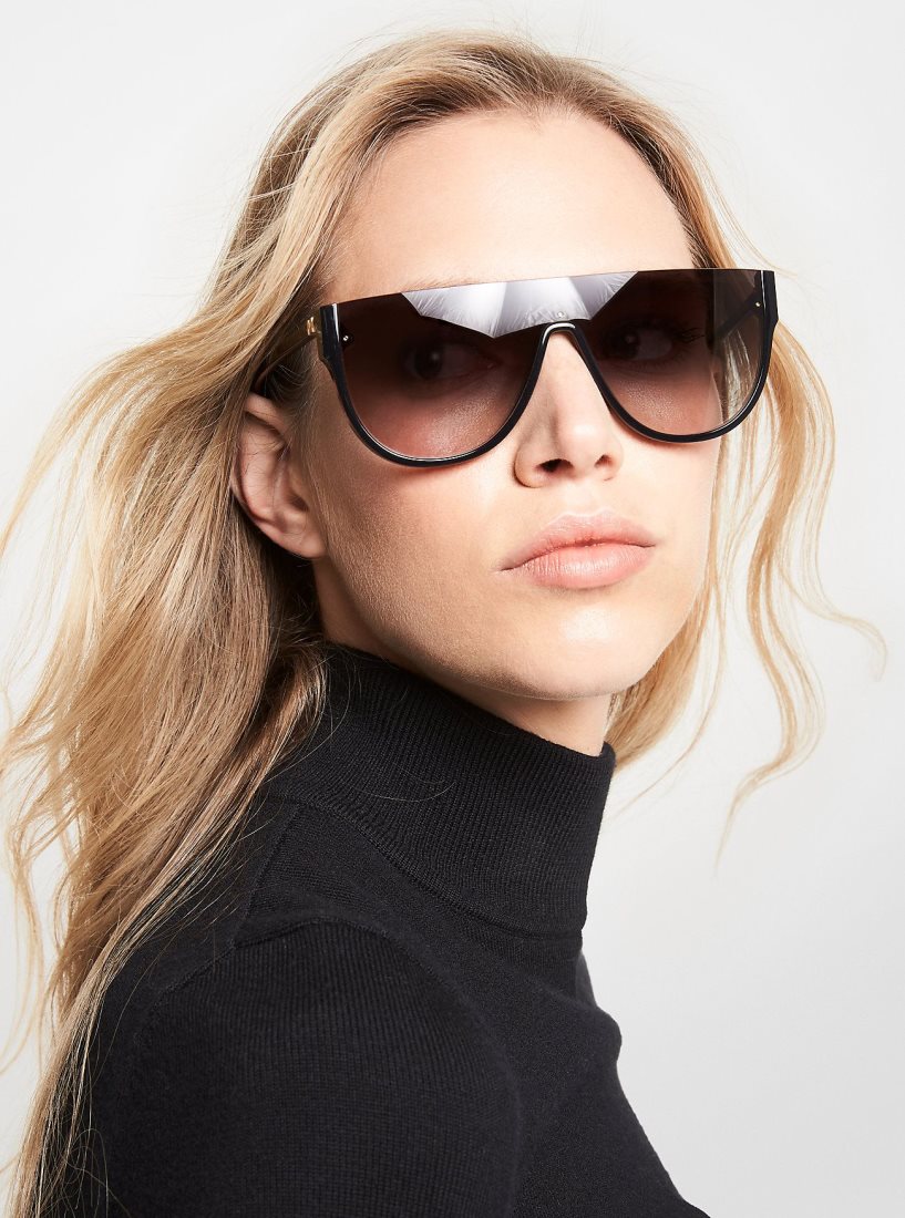 Lentes de Sol Michael Kors Aspen Sunglasses Mujer Negras | 7208-KYHIR