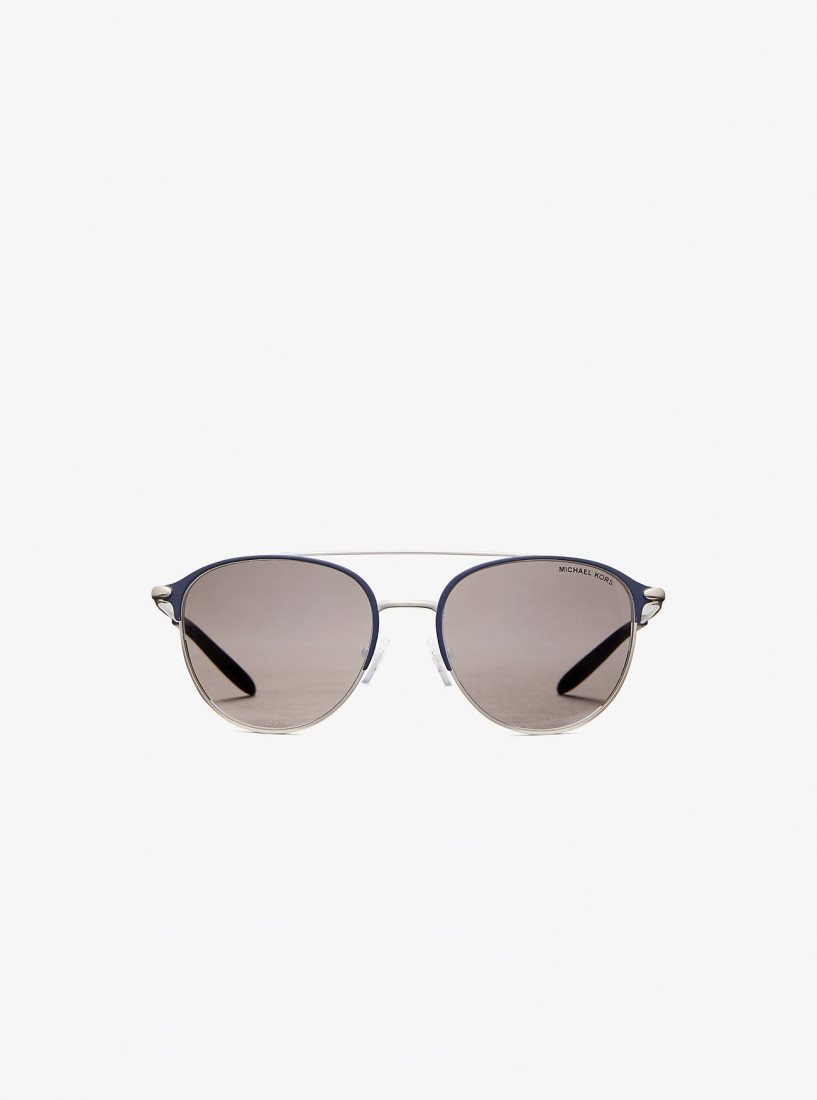 Lentes de Sol Michael Kors Dune Sunglasses Mujer Azul Marino | 9564-RHSKX