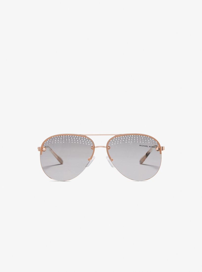 Lentes de Sol Michael Kors East Side Sunglasses Mujer Rosas Doradas | 0341-QDKNF