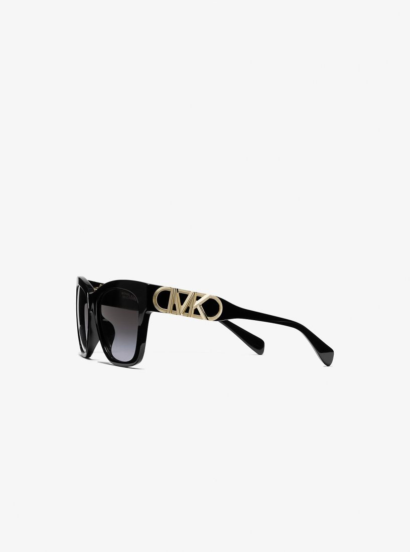 Lentes de Sol Michael Kors Empire Square Sunglasses Mujer Negras | 5639-IFABC