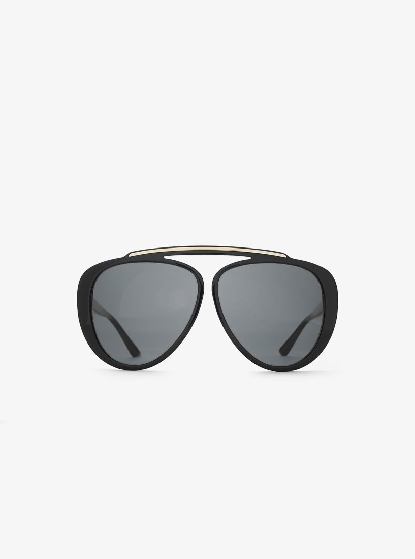 Lentes de Sol Michael Kors Grove Sunglasses Mujer Negras | 5426-PNAQG