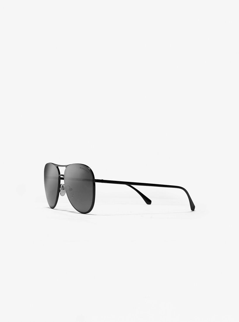 Lentes de Sol Michael Kors Kona Sunglasses Hombre Negras | 7310-EOUDY