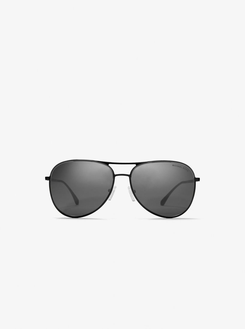 Lentes de Sol Michael Kors Kona Sunglasses Hombre Negras | 7310-EOUDY