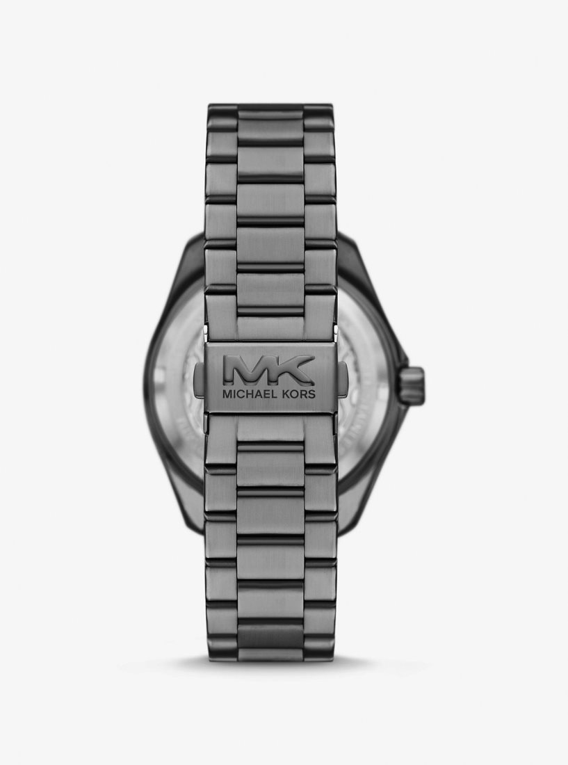 Oversized Michael Kors Oversized Maritime Gunmetal Watch Hombre Gris | 5148-SZOXD