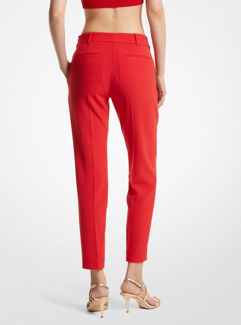 Pantalon Michael Kors Crepe Pants Mujer Rojas | 3421-YSNPQ