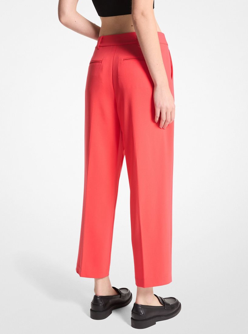 Pantalon Michael Kors Pleated Crepe Pants Mujer Coral | 5806-LRMHD