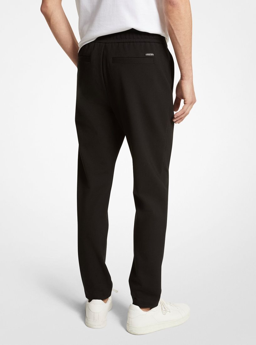 Pantalon Michael Kors Stretch Ponte Pants Hombre Negras | 3047-LRWJQ