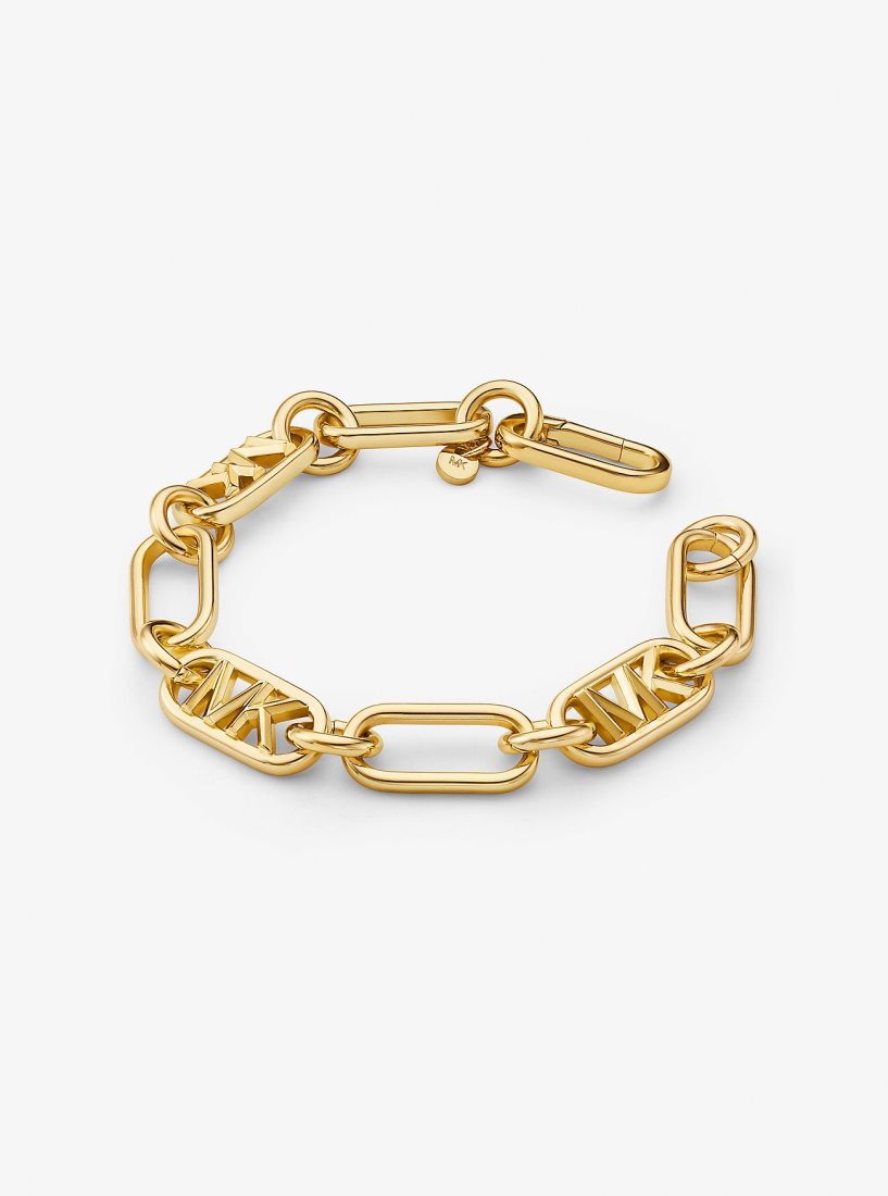 Pulseras Michael Kors Precious Metal-Plated Brass Chain Link Bracelet Mujer Doradas | 2938-IRECH