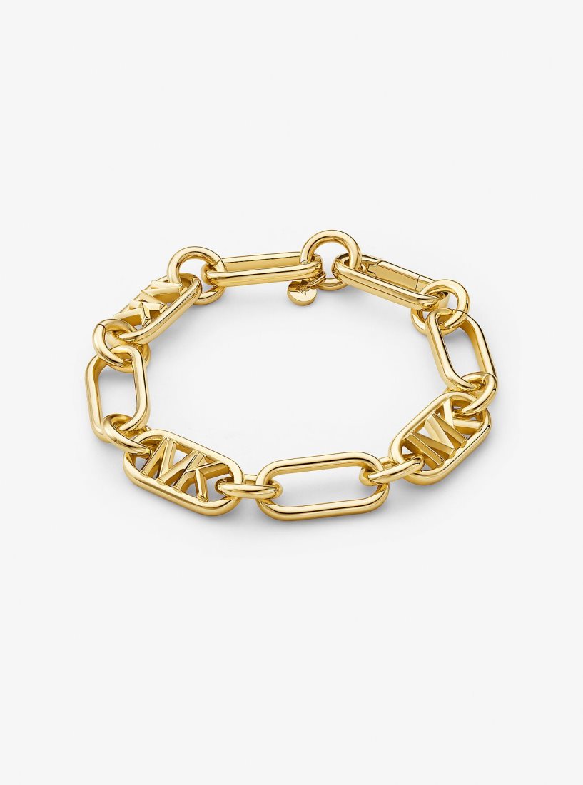 Pulseras Michael Kors Precious Metal-Plated Brass Chain Link Bracelet Mujer Doradas | 2938-IRECH