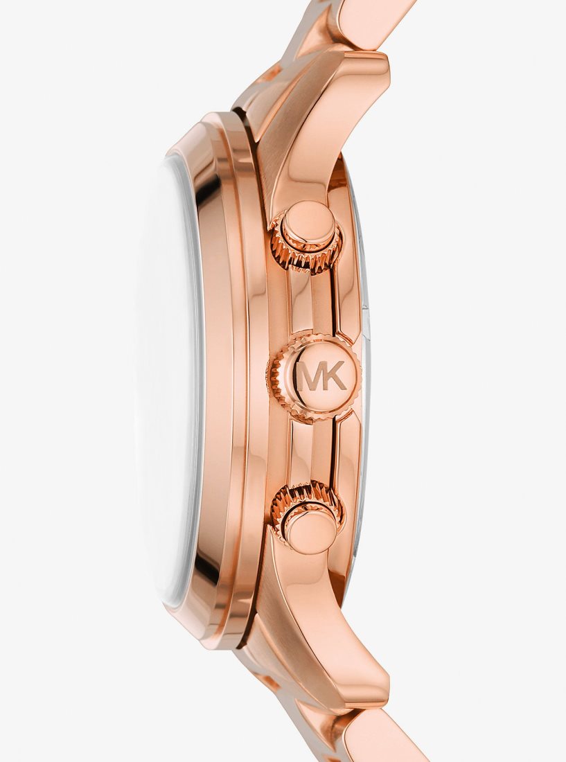 Rose Gold-tone Michael Kors Runway Rose Gold-Tone Watch Mujer Rosas Doradas | 1809-NGXES