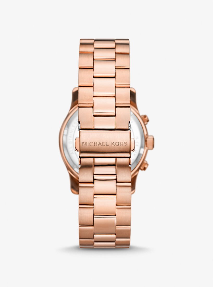 Rose Gold-tone Michael Kors Runway Rose Gold-Tone Watch Mujer Rosas Doradas | 1809-NGXES