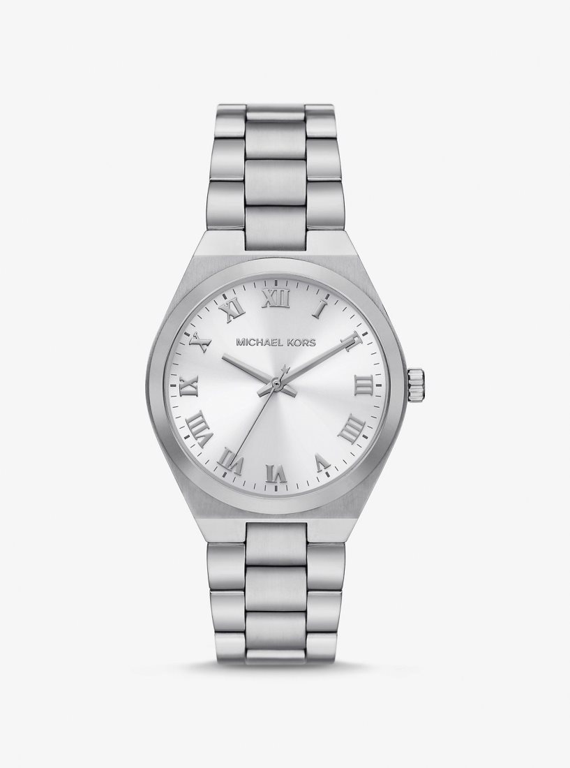 Silver-tone Michael Kors Lennox Silver-Tone Watch Mujer Plateadas | 8013-CNIQA