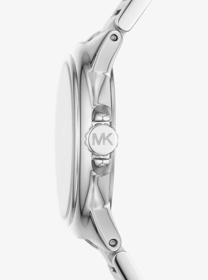 Silver-tone Michael Kors Mini Camille Silver-Tone Watch Mujer Plateadas | 0918-UHIKB